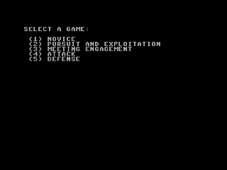 Battalion Commander title screen for Commodore 64